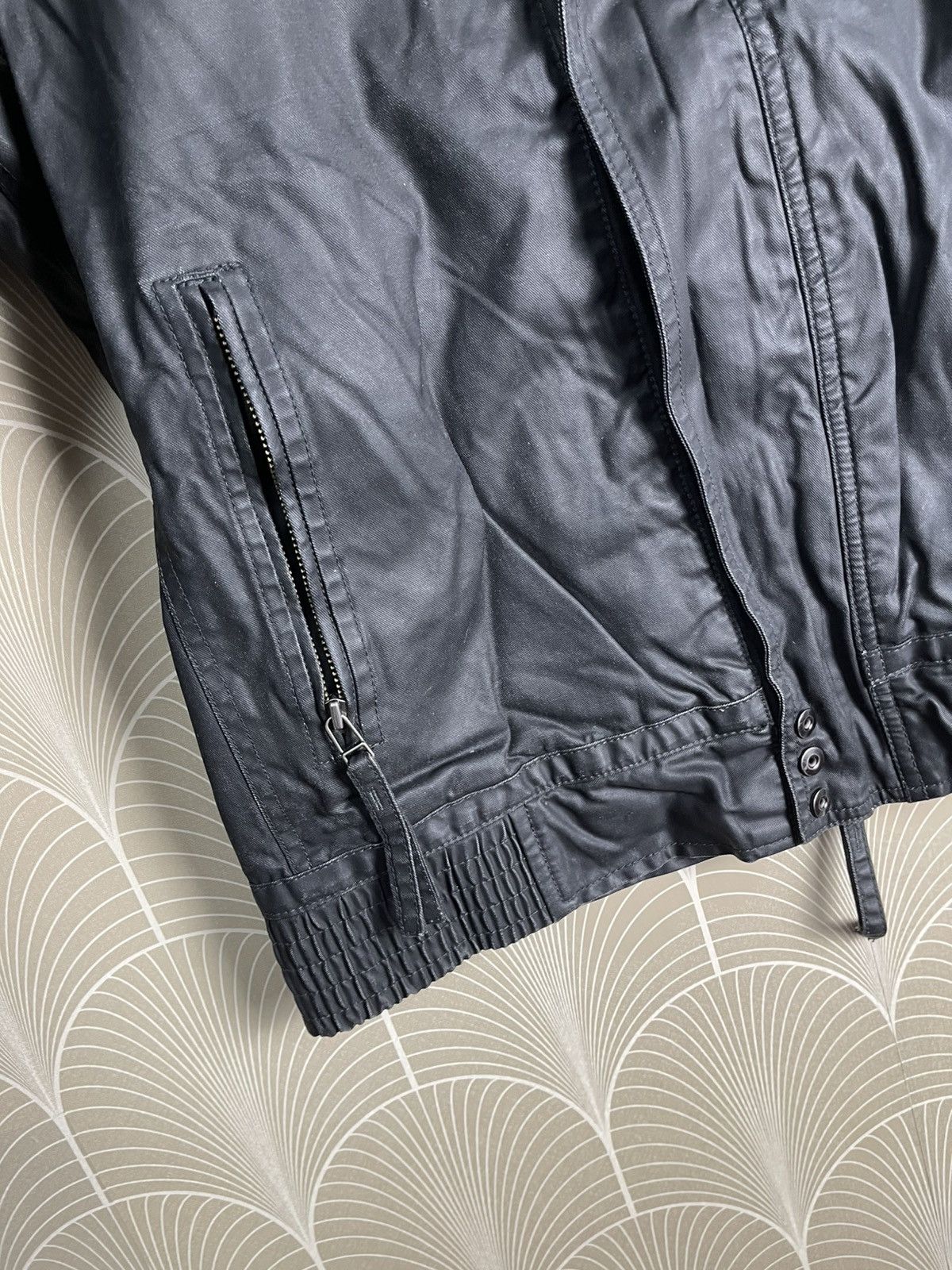 Japanese Brand × Nicole Club × Vintage 2000s NICOLE CLUB FOR MEN COATING BIKER JACKET Size US M / EU 48-50 / 2 - 8 Thumbnail