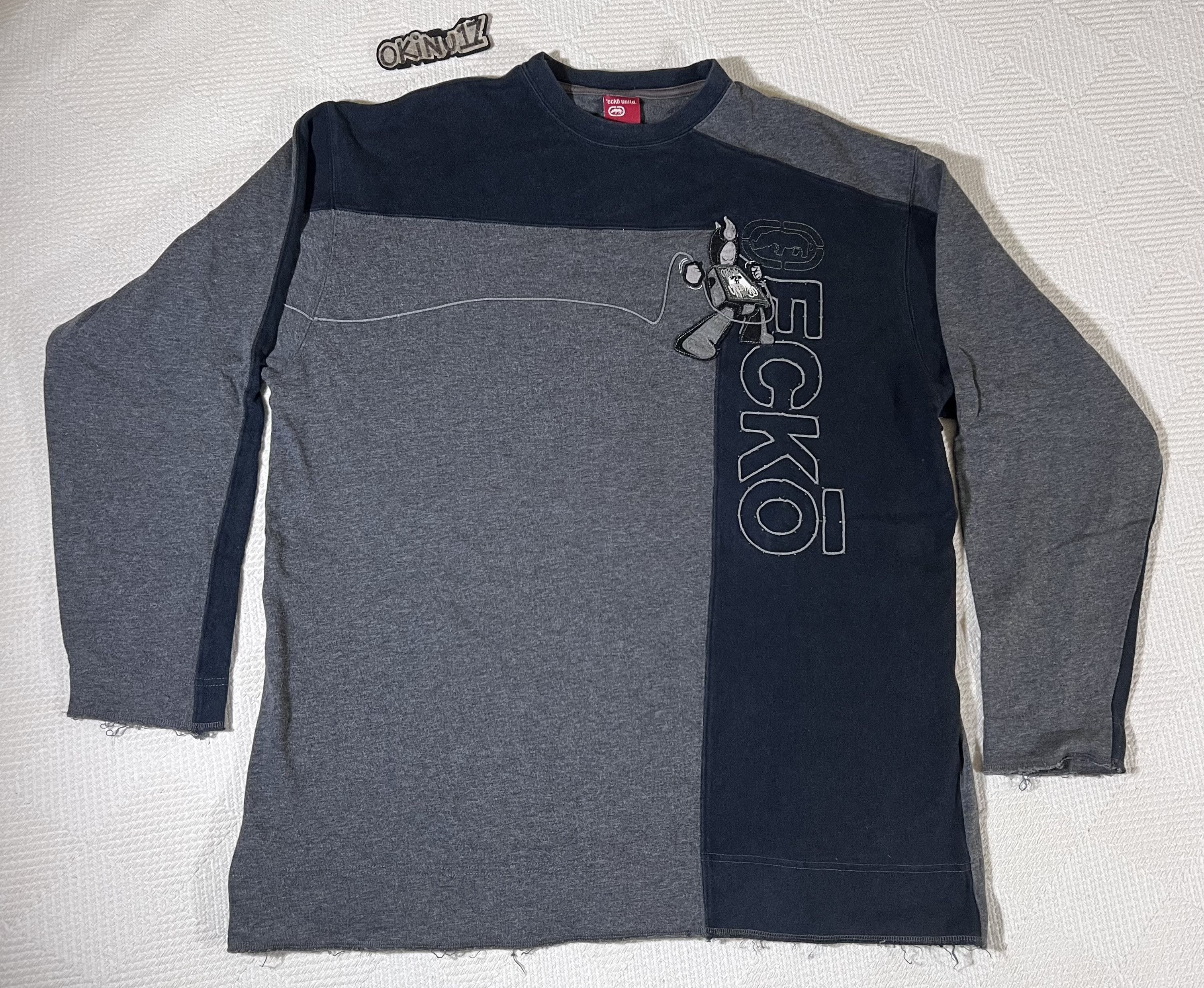 Ecko Unltd. Vtg. Ecko Unltd. ‘All Hemmed Up Since 1972’ Robot Crewneck L Size US L / EU 52-54 / 3 - 2 Thumbnail