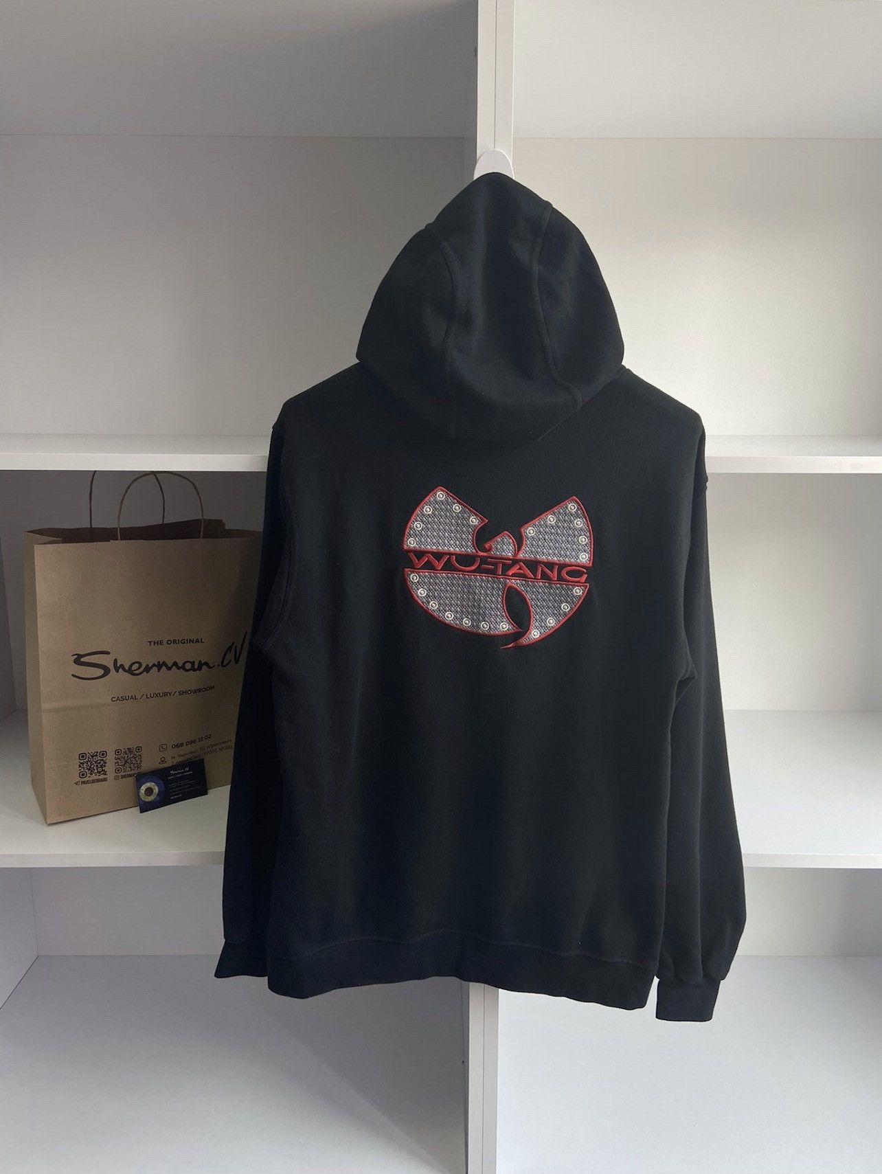 Vintage Wu Tang Clan Black rap hoodie