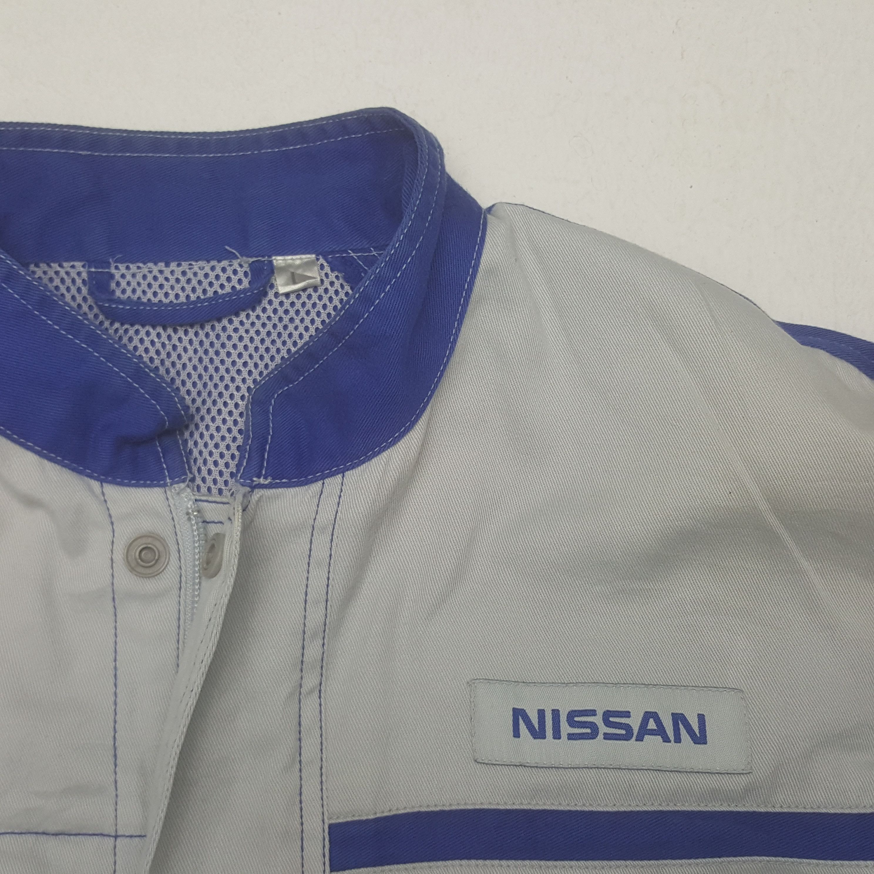 Japanese Brand × Vintage Vintage Nissan Japanese Racing Team Worker Coverall Jacket Size US S / EU 44-46 / 1 - 12 Thumbnail
