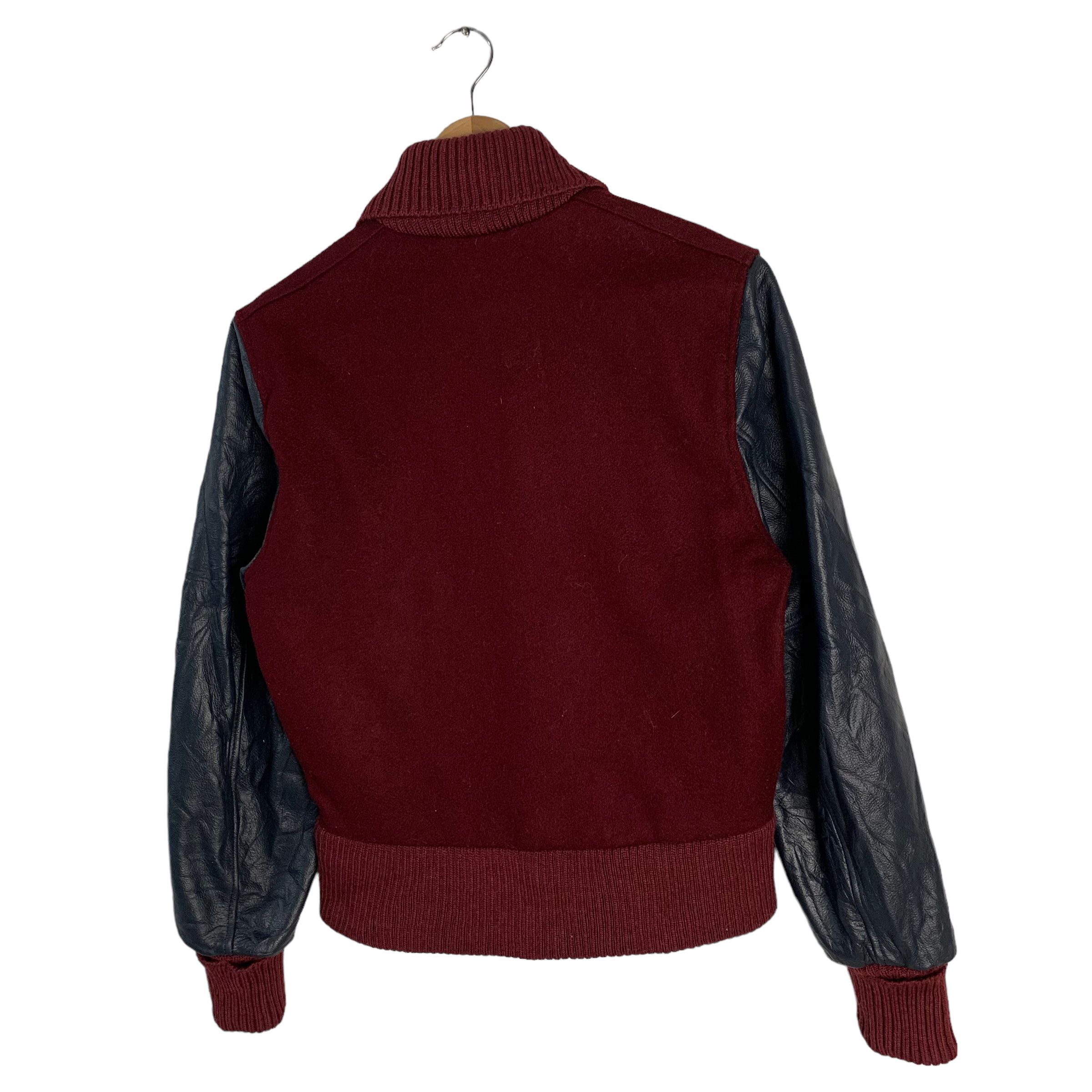 Skookum Vintage 60’s Skookum Letterman Leather Wool Varsity Jacket Size XS / US 0-2 / IT 36-38 - 5 Thumbnail