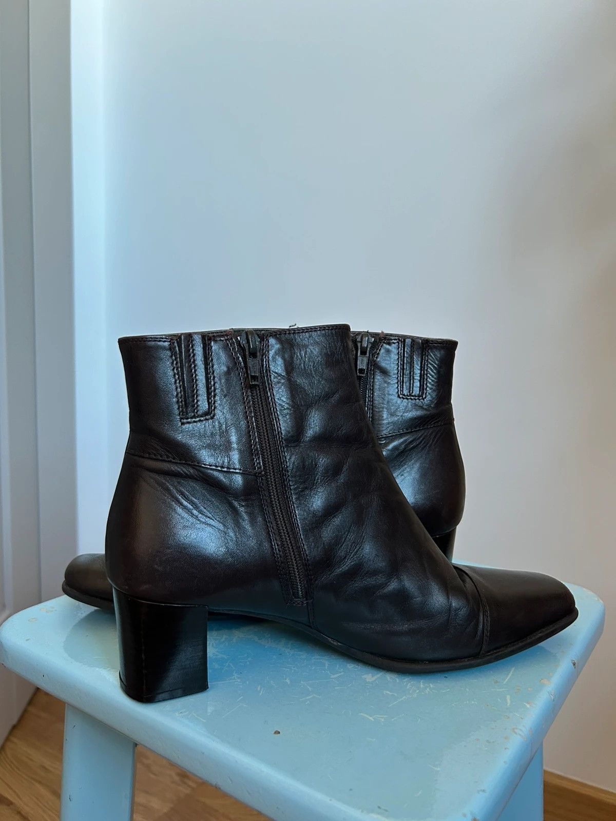 Clarks Clarks Women's Leather Boots Size US 8.5 / IT 38.5 - 4 Thumbnail
