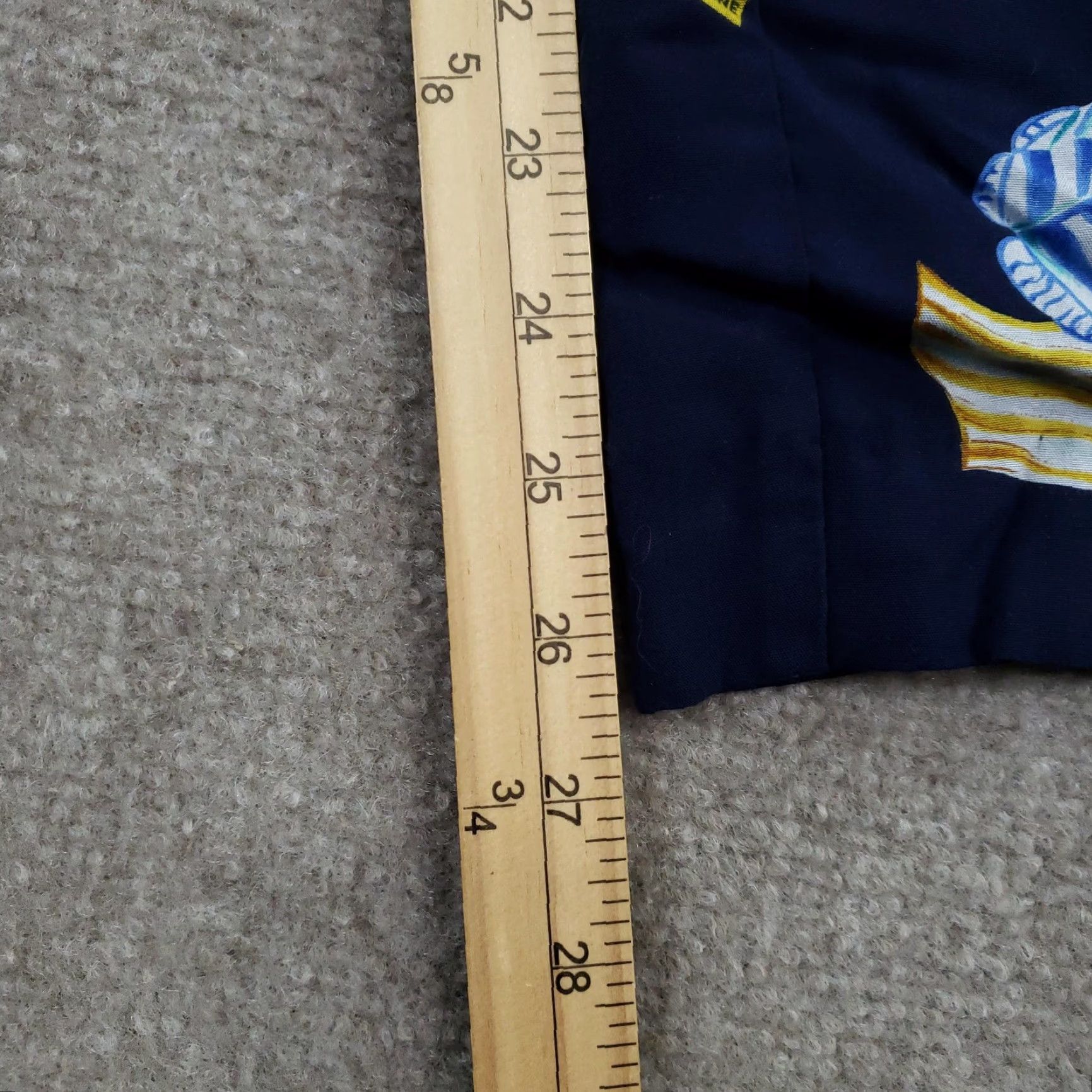 Vintage VINTAGE Breeches Pants Womens 2 Blue Bon Voyage Cruise Print High Rise Rayon 90s Size 26" / US 2 / IT 38 - 3 Thumbnail
