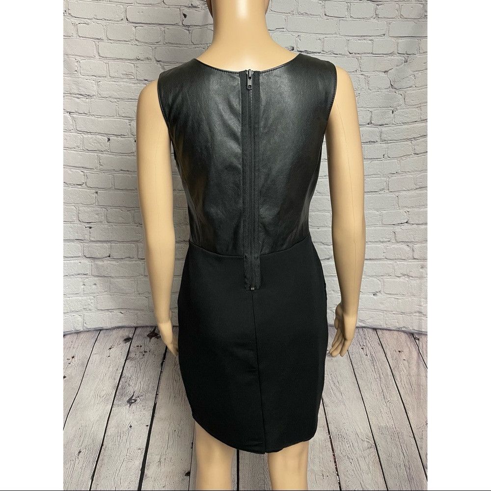 Bailey 44 Eco Leather Not in the Dark Black Dress Size 6 - stein-coach.com