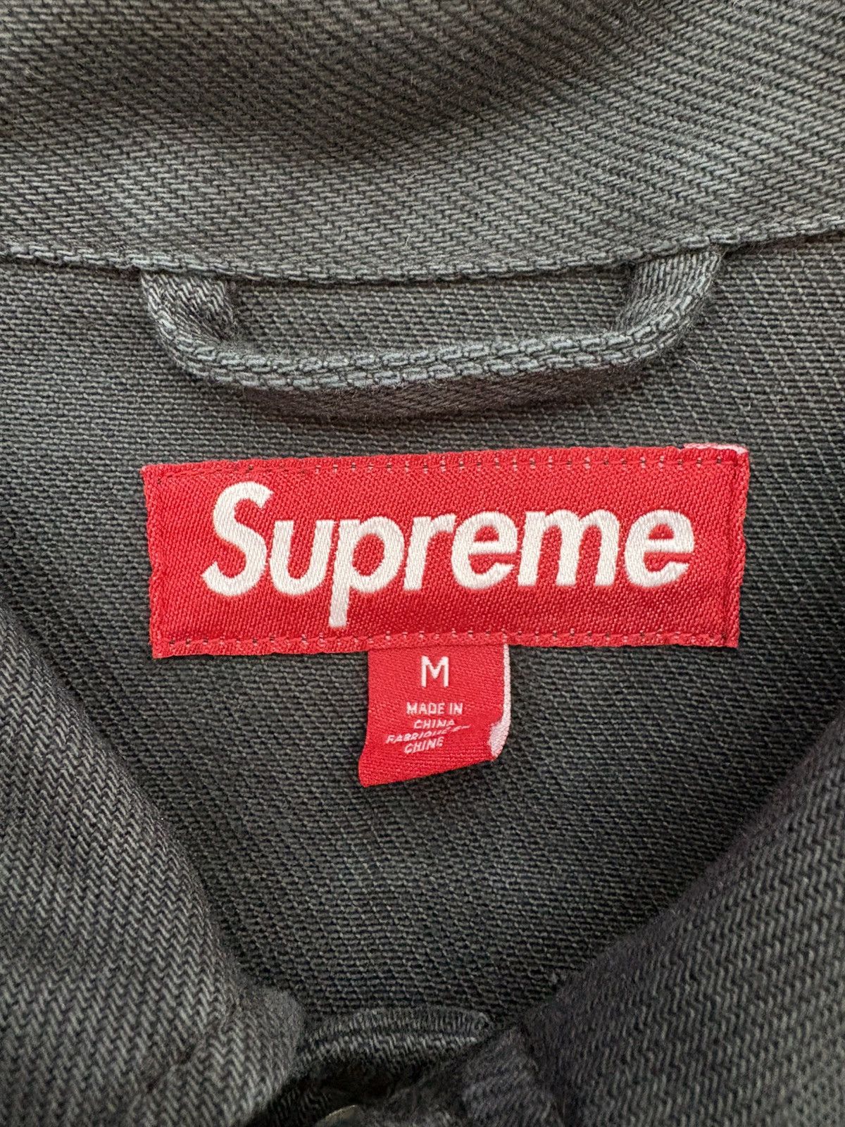 Supreme Supreme “Arc Denim” Coaches Jacket (SS25) (BLACK) Size US M / EU 48-50 / 2 - 3 Thumbnail