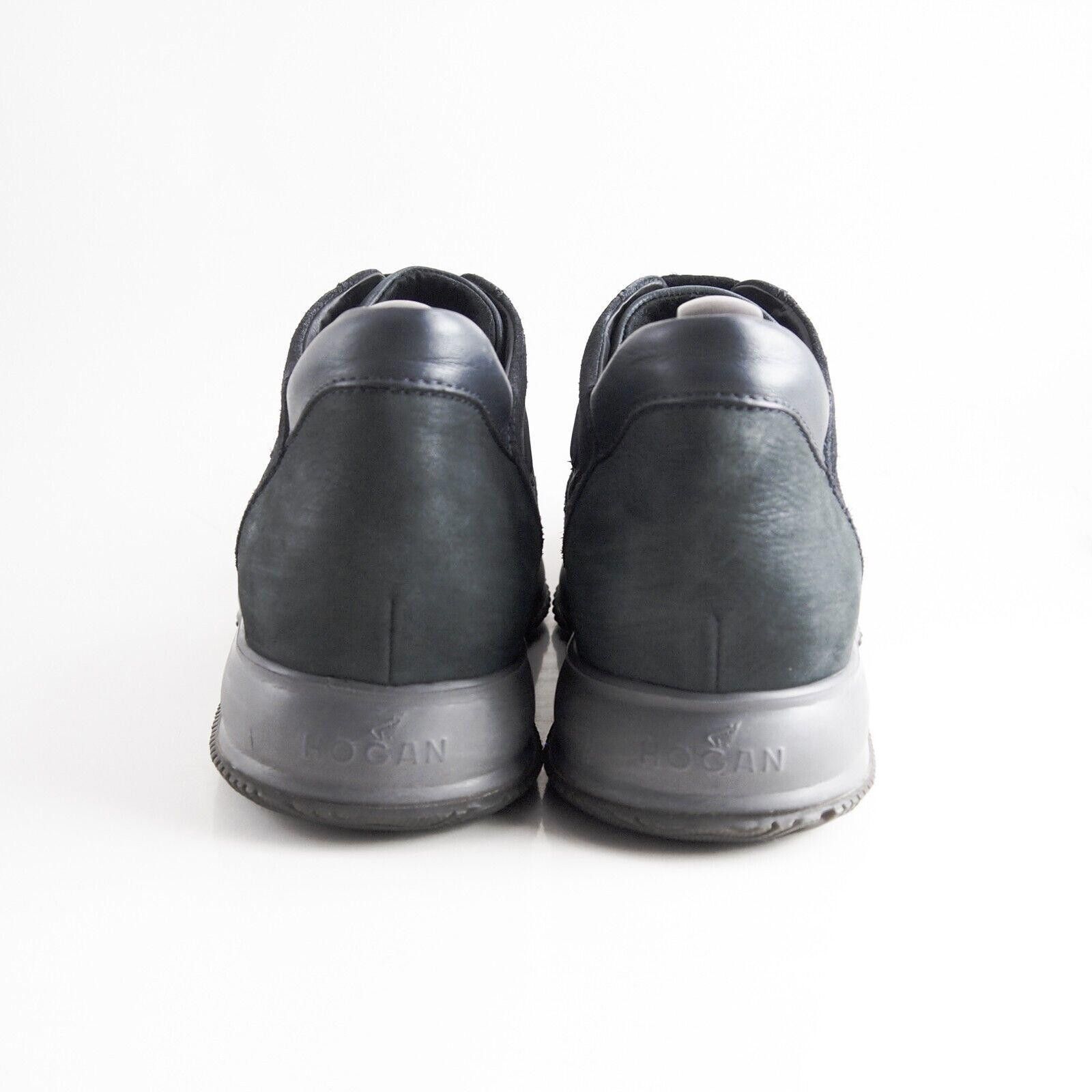 Hogan Hogan Sneakers Black Blue Leather Suede Mens US 12 EU 45 Size US 12 / EU 45 - 5 Thumbnail