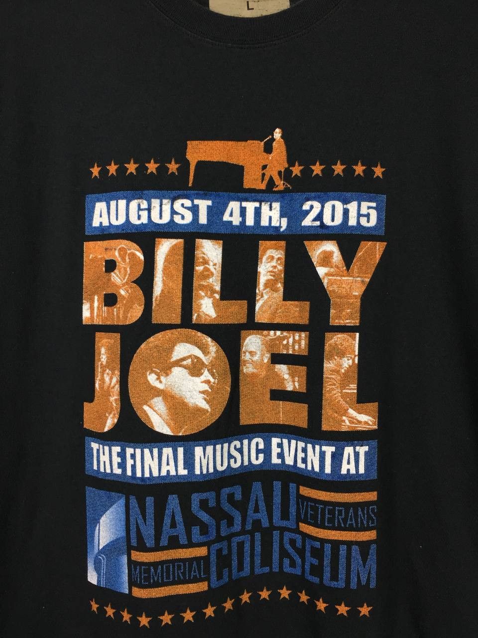 Band Tees Billy Joel Nassau Coliseum Final Concert Long Island NY Tee Size US L / EU 52-54 / 3 - 4 Thumbnail