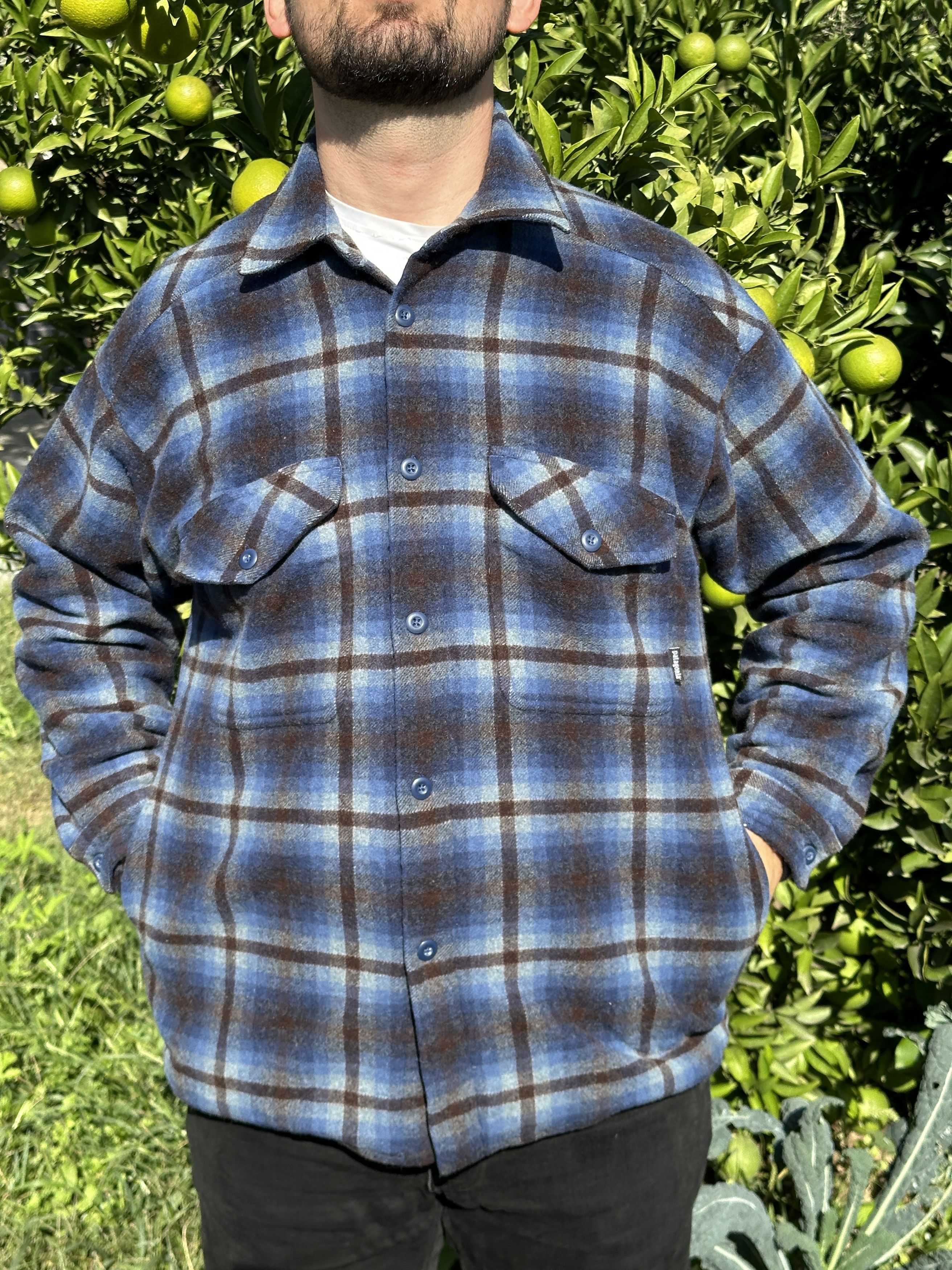 Patagonia Patagonia Fleece Bomber Tartan Check Flannel Size M 48 50 Size US M / EU 48-50 / 2 - 8 Thumbnail