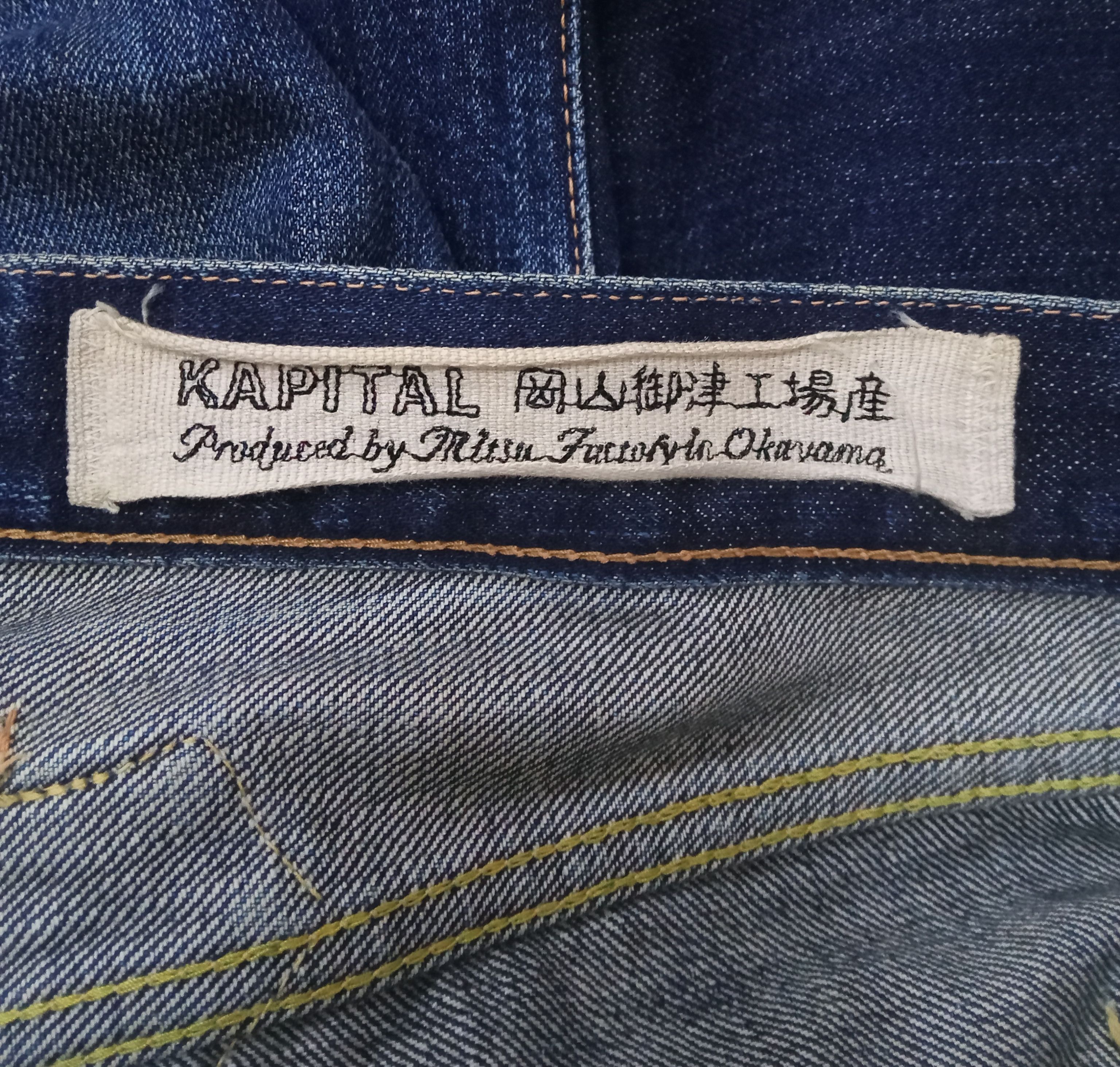 Kapital Kapital Redline Selvedge With Buckle Back Rare Jeans Size US 32 / EU 48 - 12 Thumbnail
