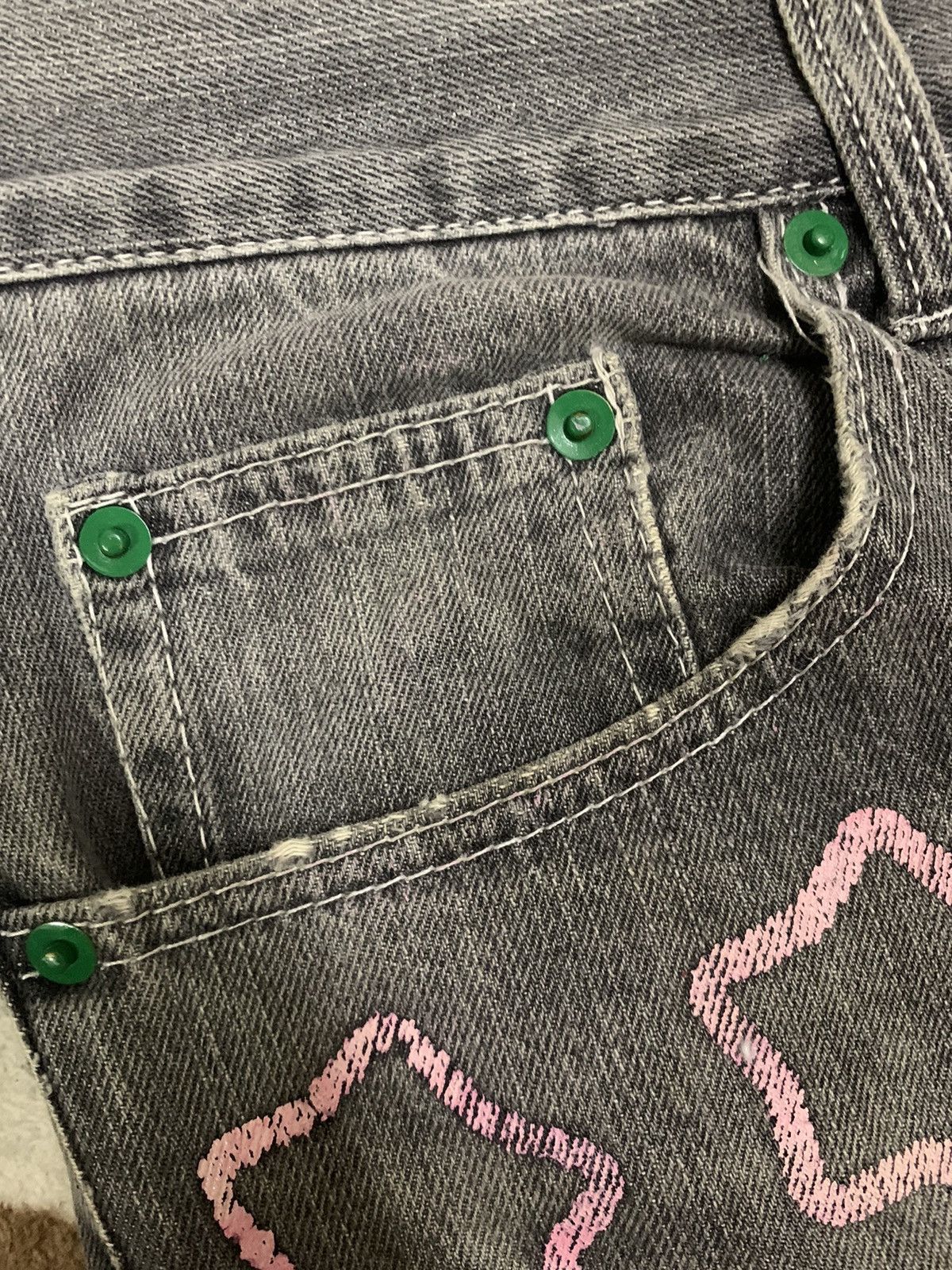 One Piece Vintage One Piece Tony Chopper Loose Fit Distressed Jeans Size US 32 / EU 48 - 6 Thumbnail