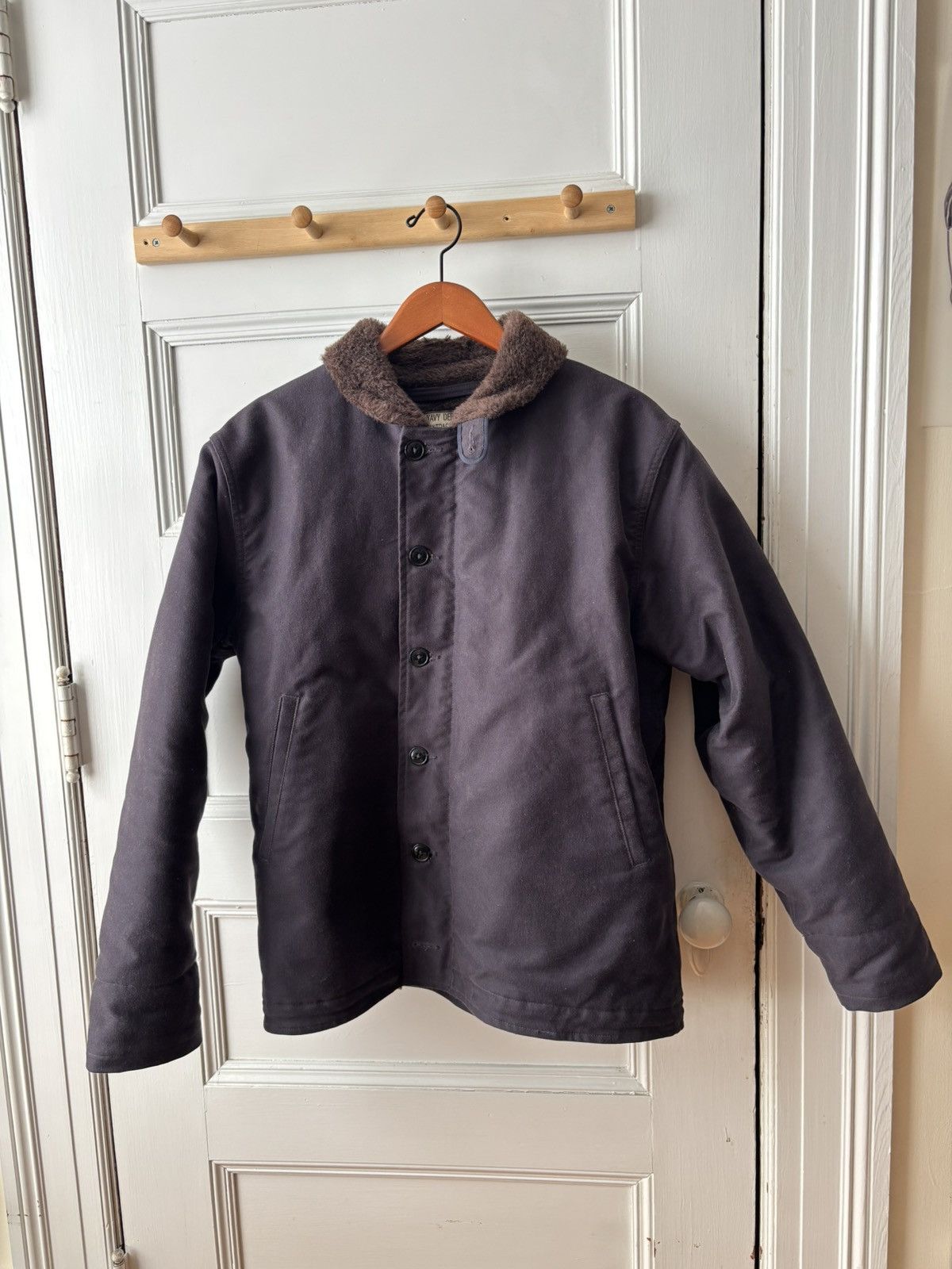 The Real McCoy's The Real McCoys N-1 deck jacket in navy size 42 Size US M / EU 48-50 / 2 - 1 Thumbnail