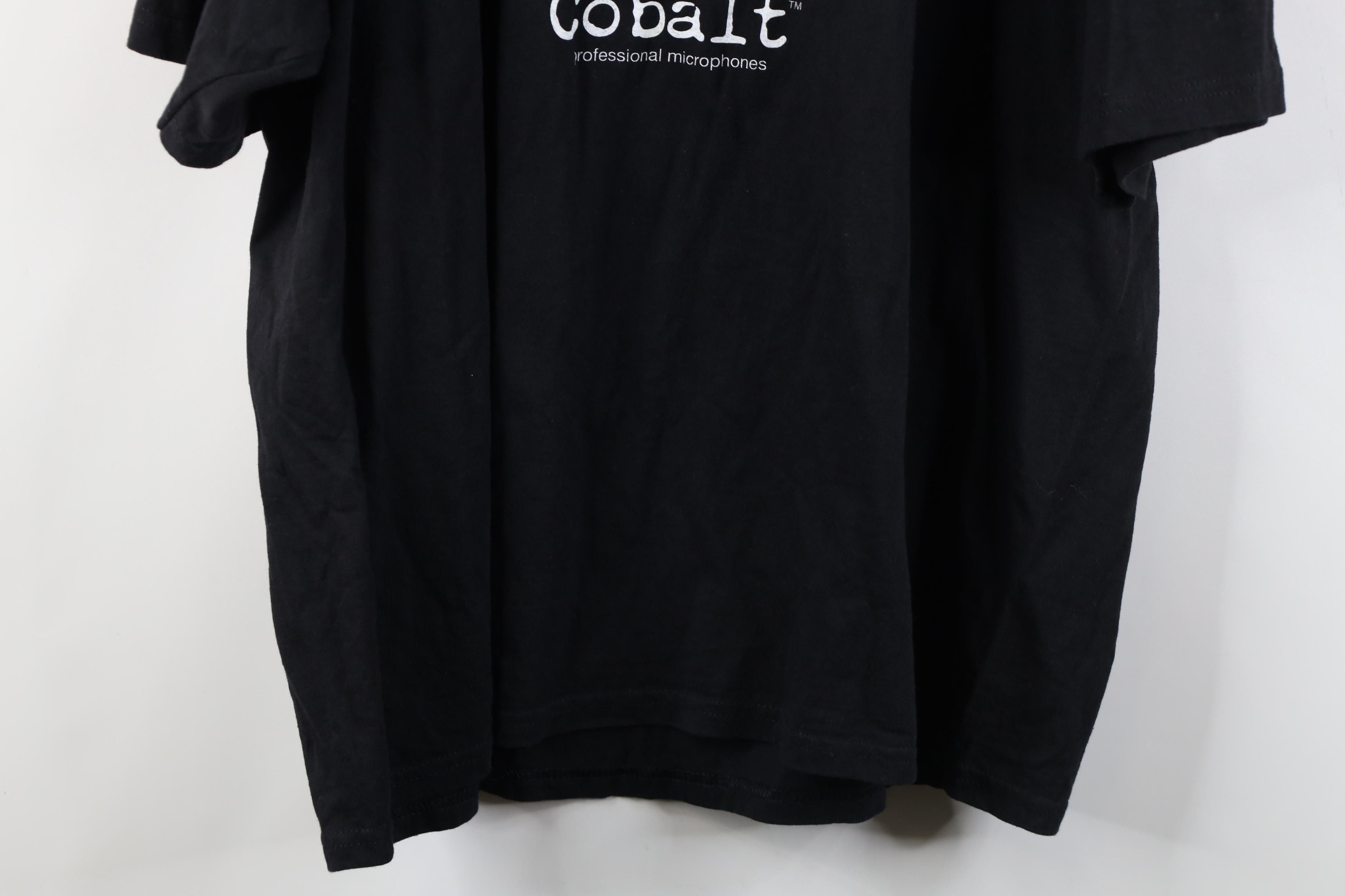 Vintage Vintage 90s Art Cobalt Professional Microphones T-Shirt Size US XXL / EU 58 / 5 - 15 Thumbnail