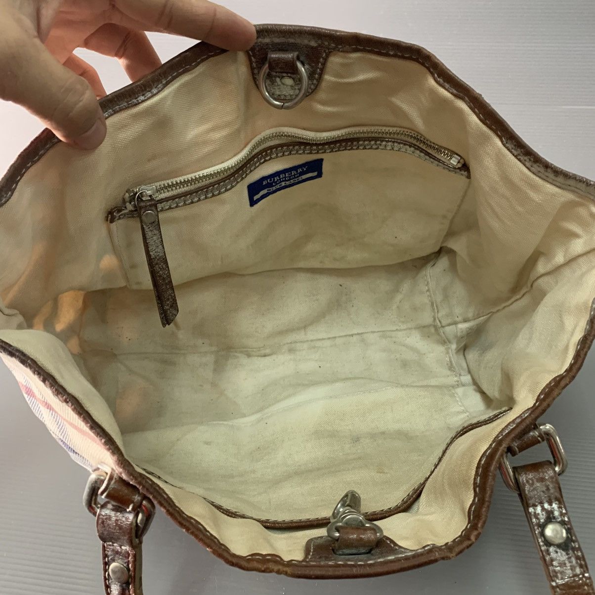 Burberry Burberry Blue Label Tote Bag Size ONE SIZE - 10 Thumbnail