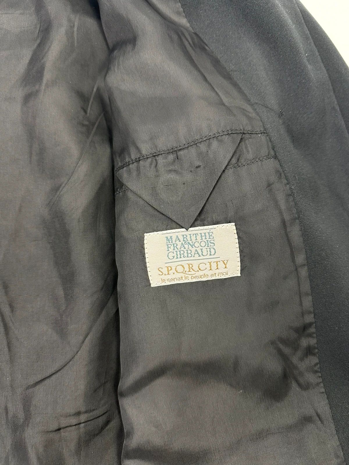 Marithe + Francois Girbaud Marithé + François Girbaud 90’s Dress Casual Black Jacket Size L / US 10 / IT 46 - 14 Thumbnail