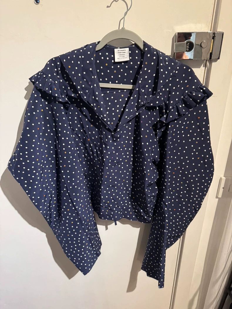 Vetements Vetements 2018 Emoji Bomber Cropped Shirt Size US M / EU 48-50 / 2 - 2 Thumbnail