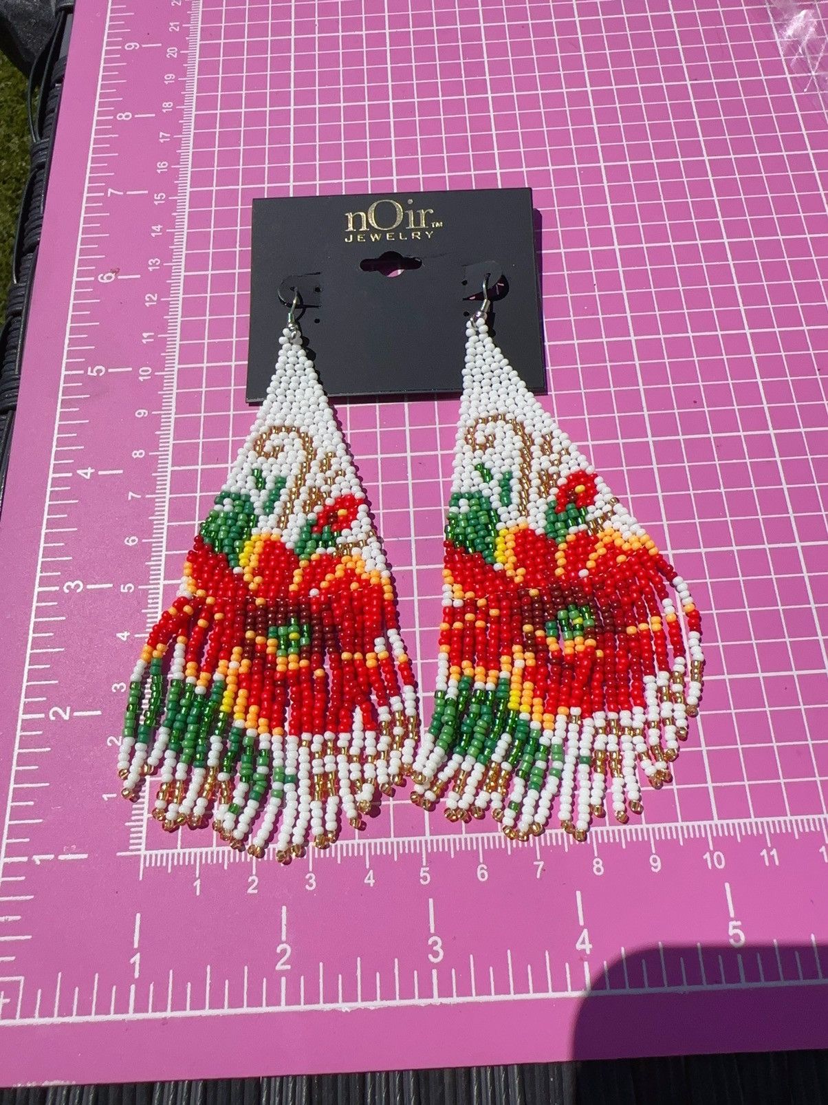 Designer Noir beads Braided double-sided flower tassel soft foldable Size ONE SIZE - 4 Thumbnail