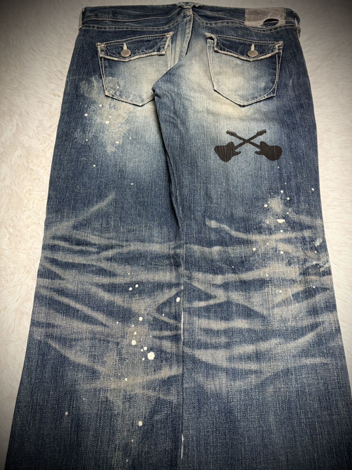 Hysteric Glamour Rare Vanquish poem crazy mudwash vkei jeans Size US 34 / EU 50 - 8 Thumbnail