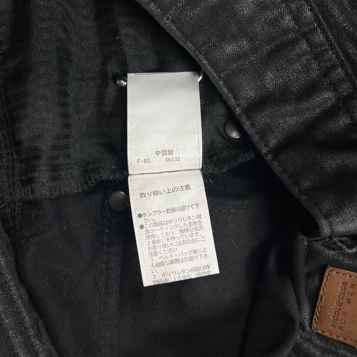 14th Addiction 2000s Nicole Club - Waxed Cargo Pants Size US 29 - 9 Thumbnail