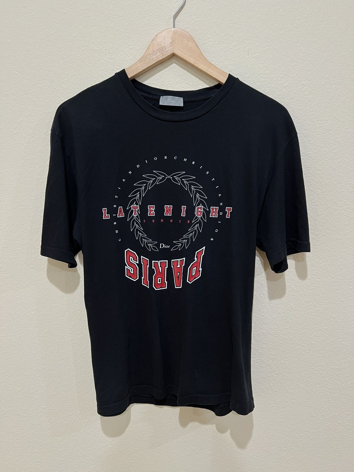 Dior Dior Late Night Paris Tee Black | Grailed