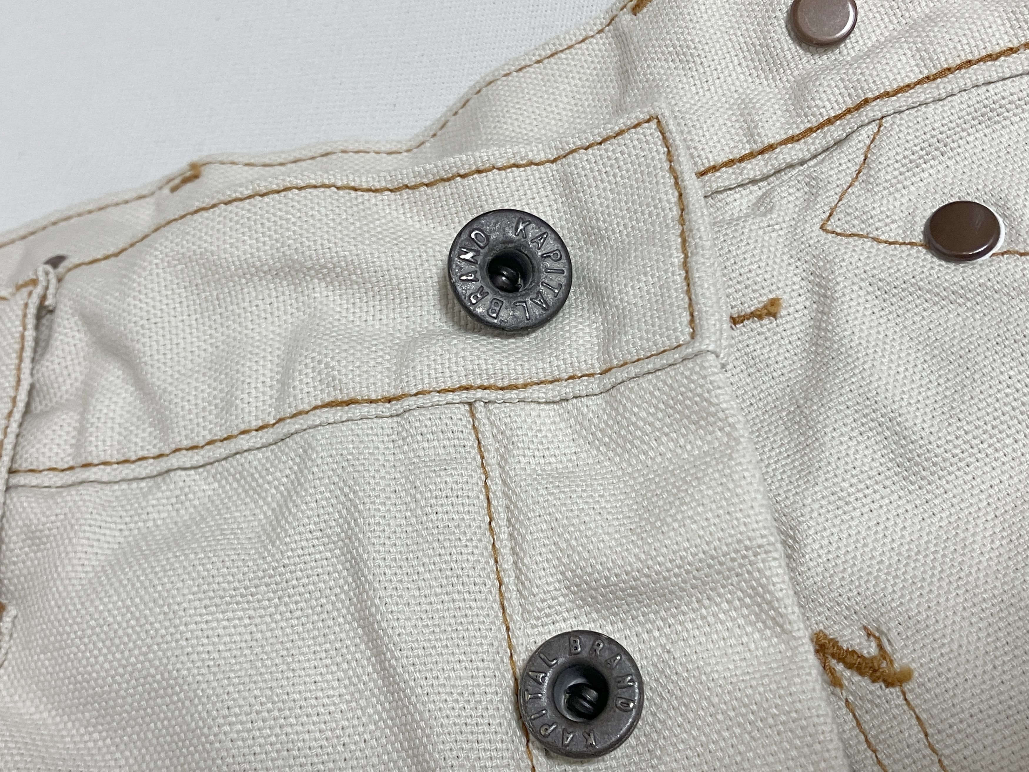 Kapital Kapital Light Canvas LUMBER Pants natural new 5 Size US 37 - 3 Thumbnail