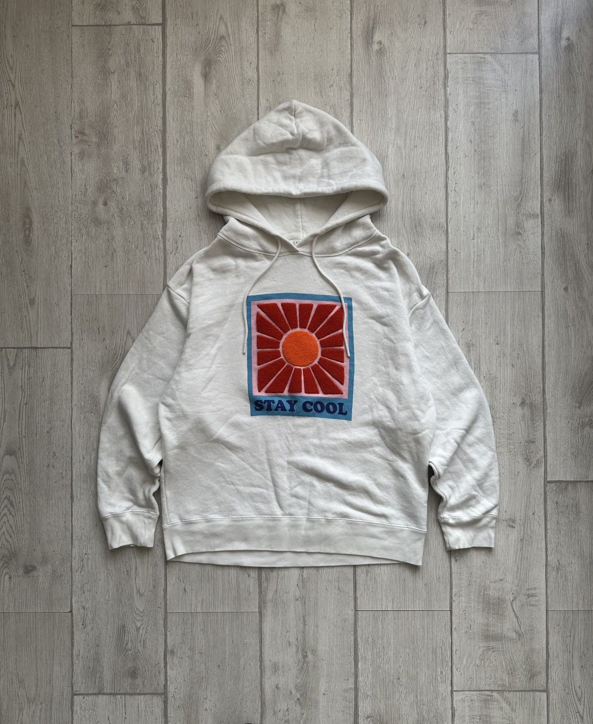 Sandro Sandro Logo White Hoodie Size US L / EU 52-54 / 3 - 1 Thumbnail