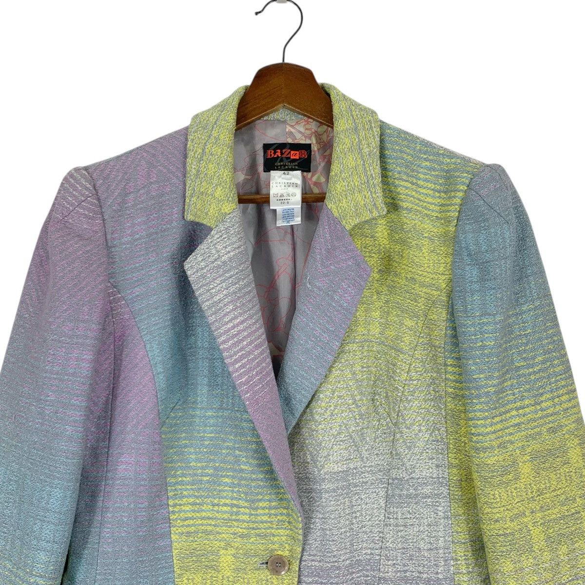 Christian Lacroix × Designer × Vintage Vintage Bazar Christian Lacroix Paris Blazer Coat Size US XS / EU 42 / 0 - 2 Thumbnail