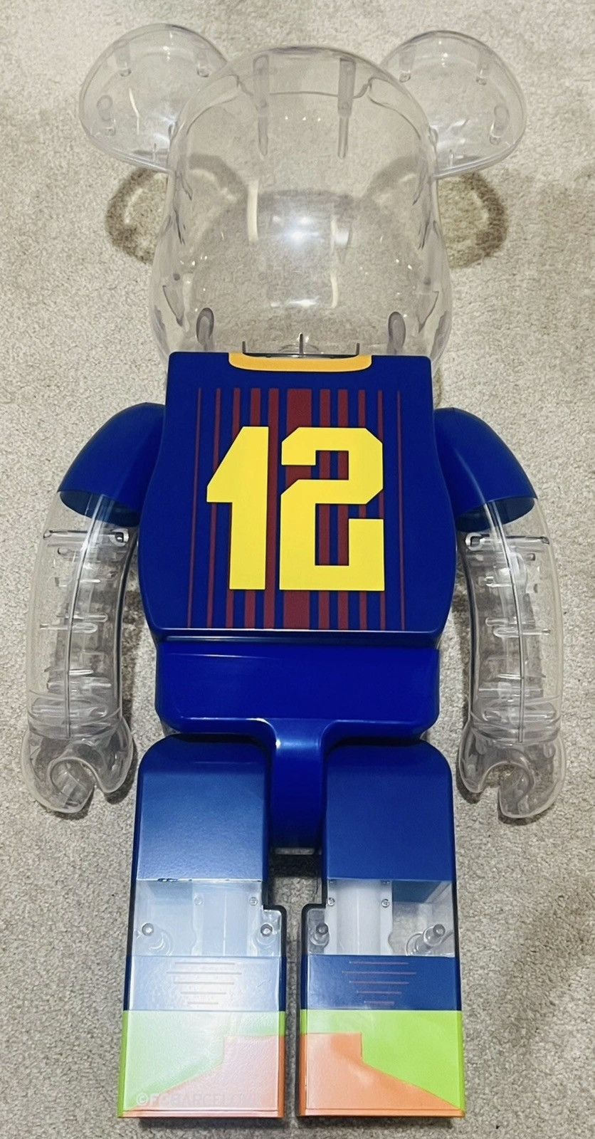 Medicom Toy FC Barcelona x Bearbrick 1000 Size ONE SIZE - 7 Thumbnail