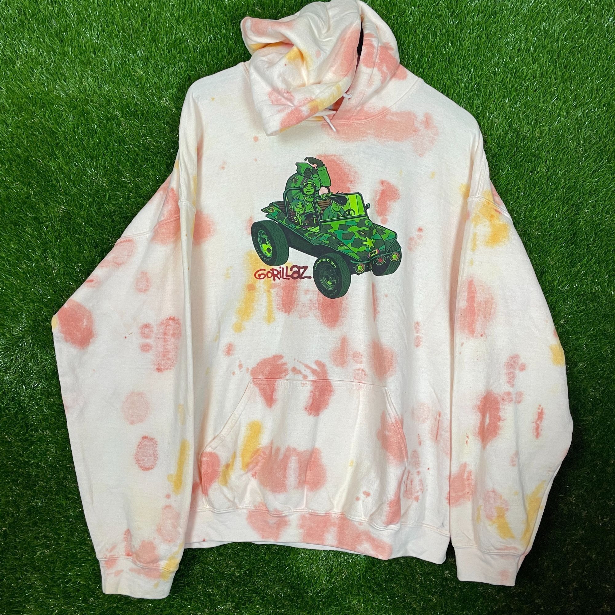 Urban Outfitters Gorillaz Tie-Dye Hoodie size Extra Large Size US XL / EU 56 / 4 - 1 Thumbnail