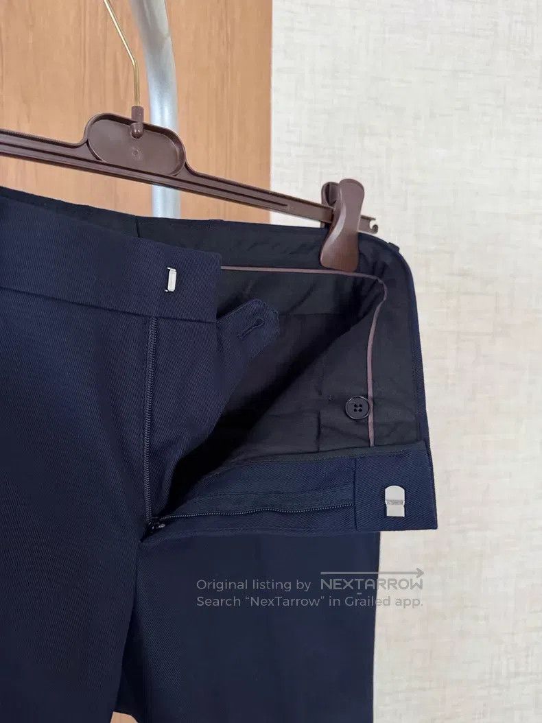 Hermes Hermes Men's Spring and Autumn Gabardine Casual Pants Size US 38 / EU 54 - 4 Thumbnail