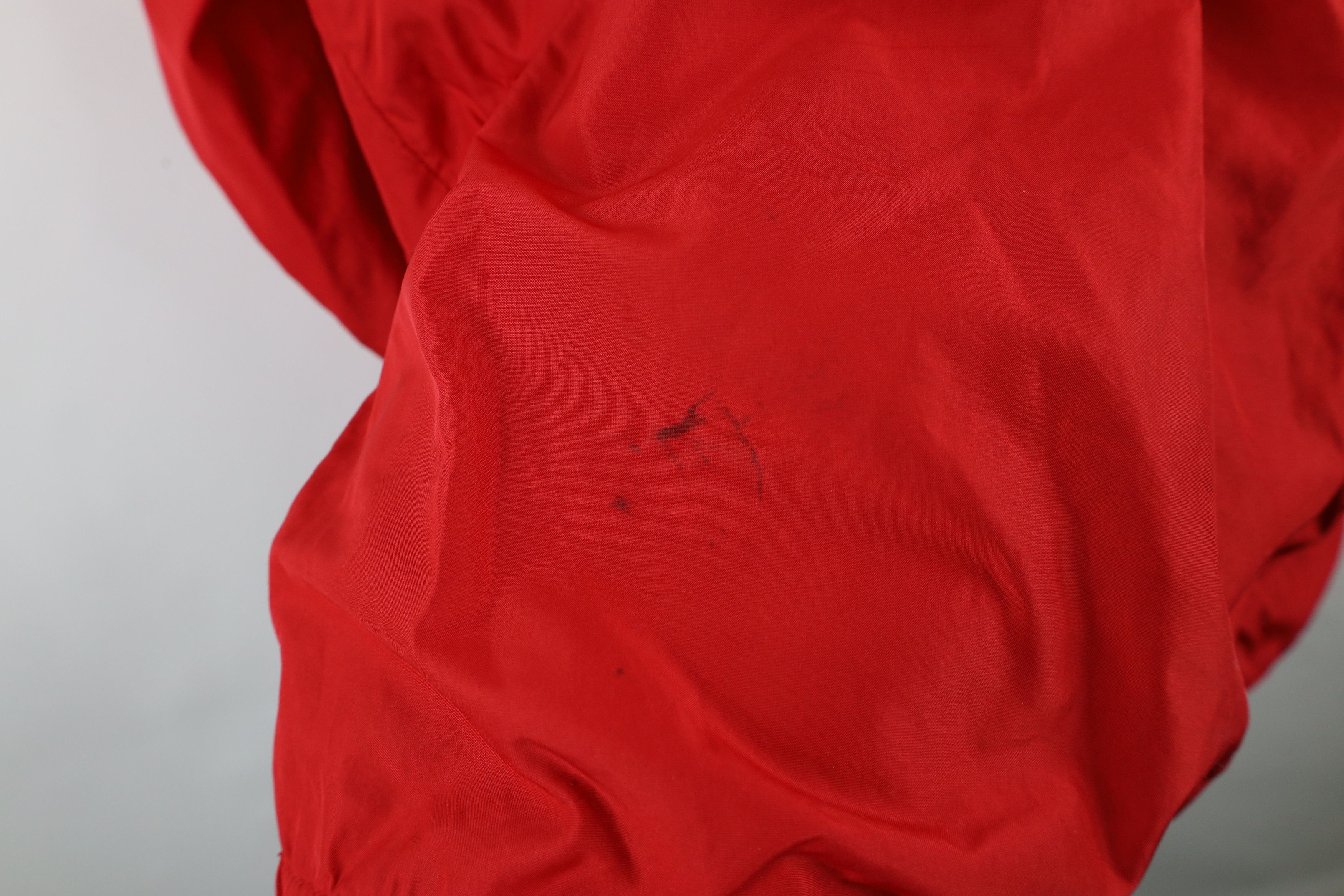 Nike × Vintage Vintage 90s Nike Swoosh Ohio State University Jacket Red Size US XL / EU 56 / 4 - 7 Thumbnail
