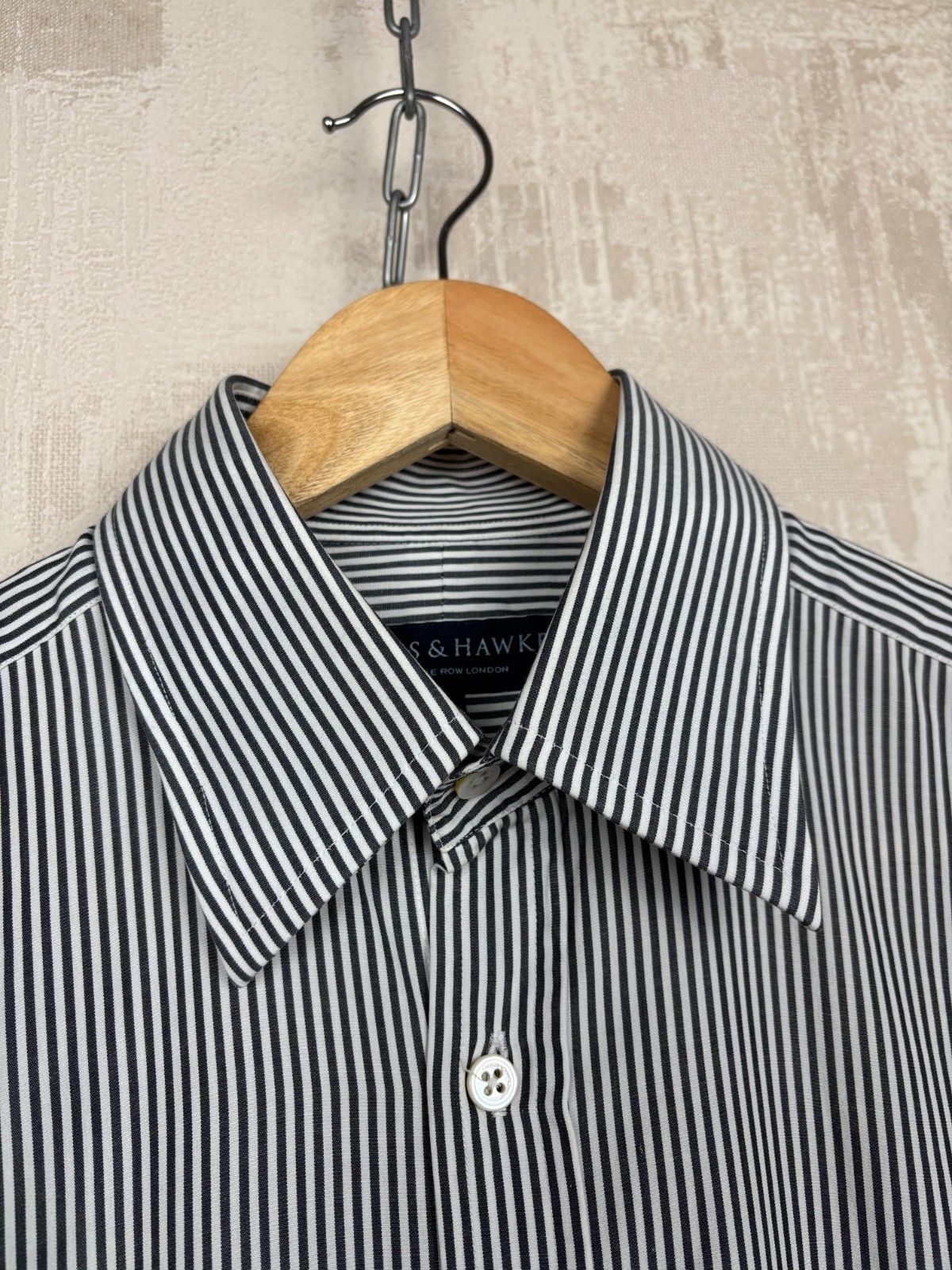 Gieves & Hawkes Gieves & Hawkes Savile Row French Cuff Striped Dress Shirt Size US S / EU 44-46 / 1 - 4 Thumbnail