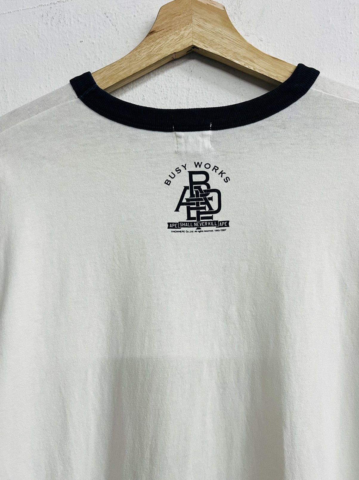 Bape Bape x Baby Milo College Logo Longsleeve Tee Size US M / EU 48-50 / 2 - 16 Thumbnail