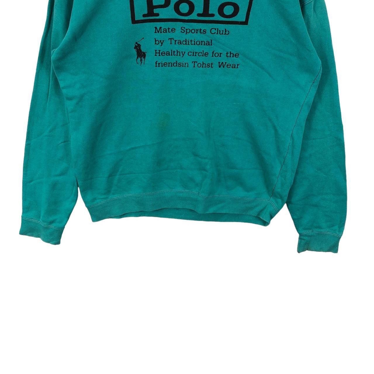 Vintage Vintage POLO MATE SPORTS CLUB Traditional Wear Sweatshirt Size M / US 6-8 / IT 42-44 - 4 Thumbnail