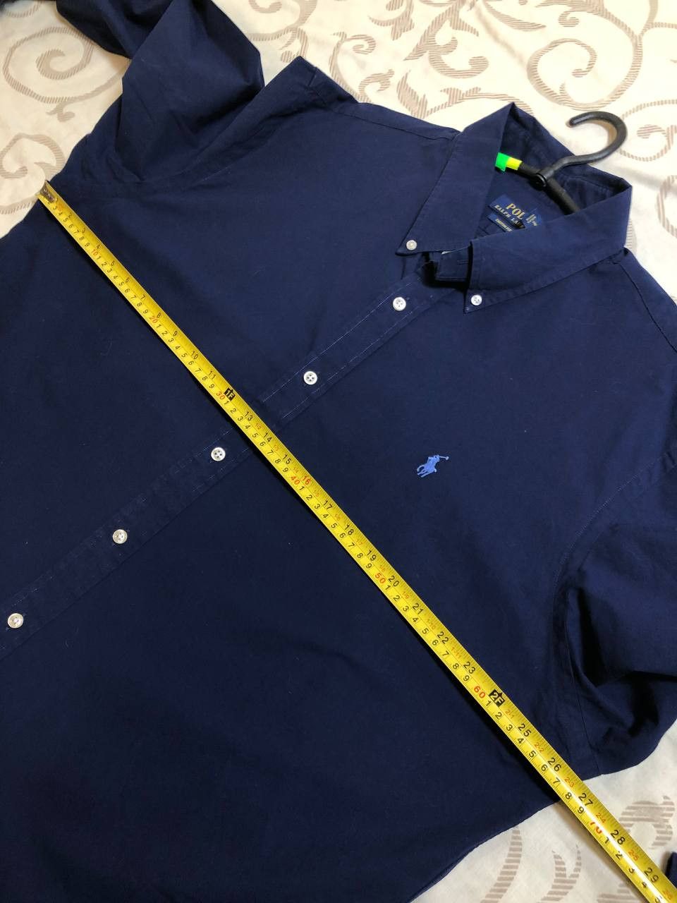 Polo Ralph Lauren Polo Ralph Lauren Navy Button Down Shirt Custom Fit Size XXL Size US XXL / EU 58 / 5 - 7 Thumbnail