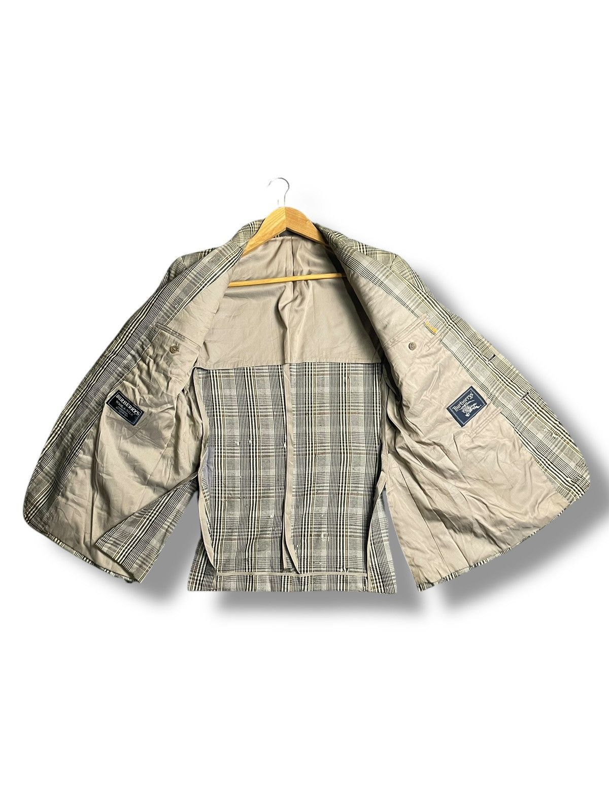 Burberry × Vintage Burberrys Men’s Two Button Blazer (25) Size US S / EU 44-46 / 1 - 7 Thumbnail
