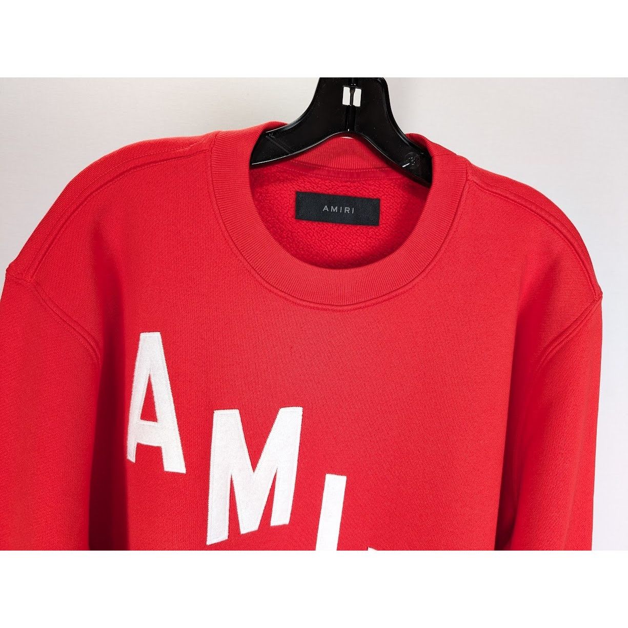 Amiri o1rshd1 Amiri Hockey Crewneck Sweatshirt in Goji Berry Size US L / EU 52-54 / 3 - 4 Thumbnail