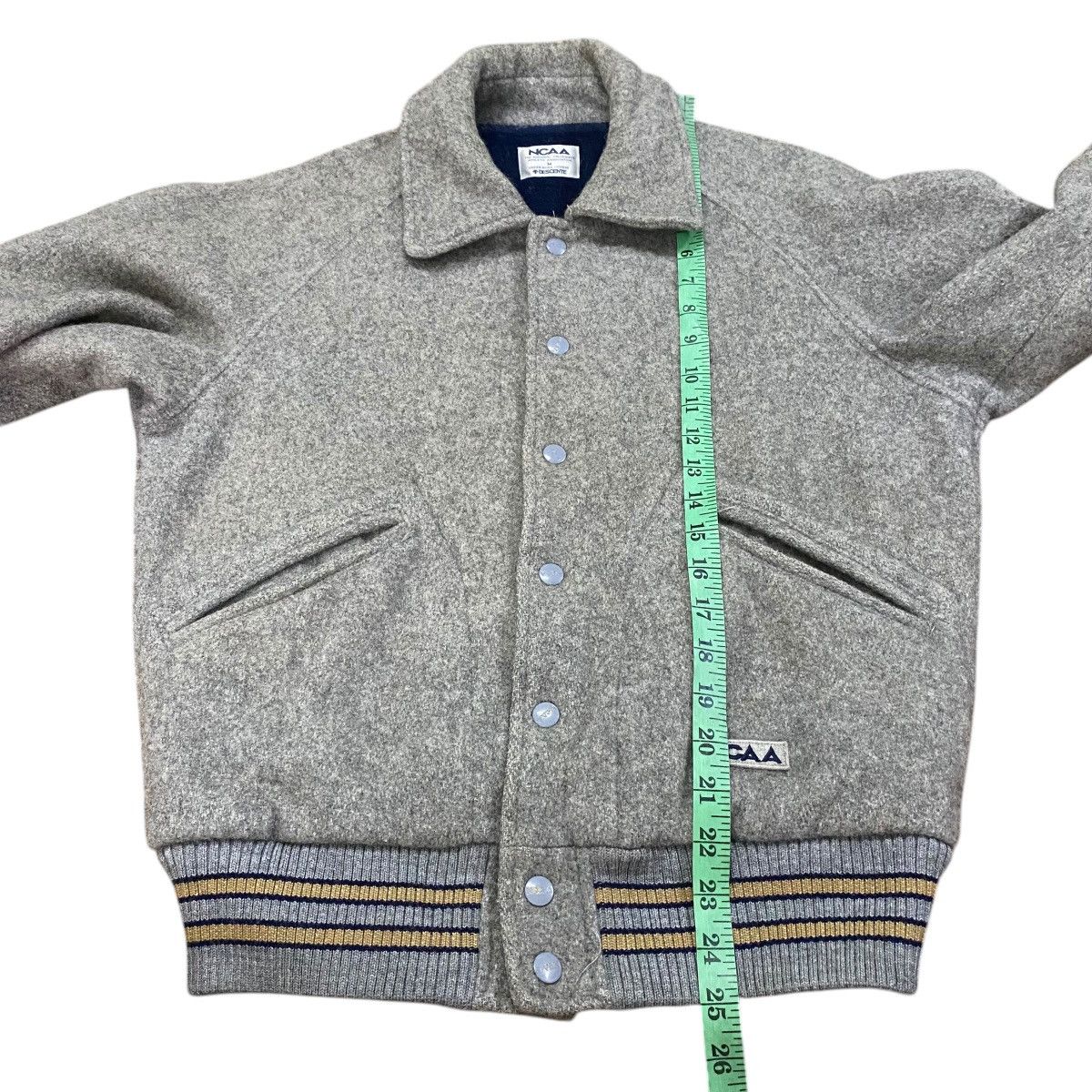 NCAA Vintage NCAA Varsity Wool Jacket M Size Grey Colour Size US M / EU 48-50 / 2 - 19 Thumbnail