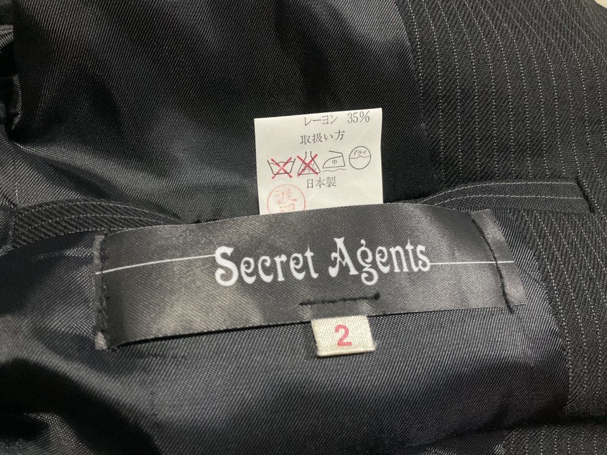 If Six Was Nine 🔥Y2K Archived Secret Agents Poem Blazer Zipper Goth Punk Size US L / EU 52-54 / 3 - 8 Thumbnail