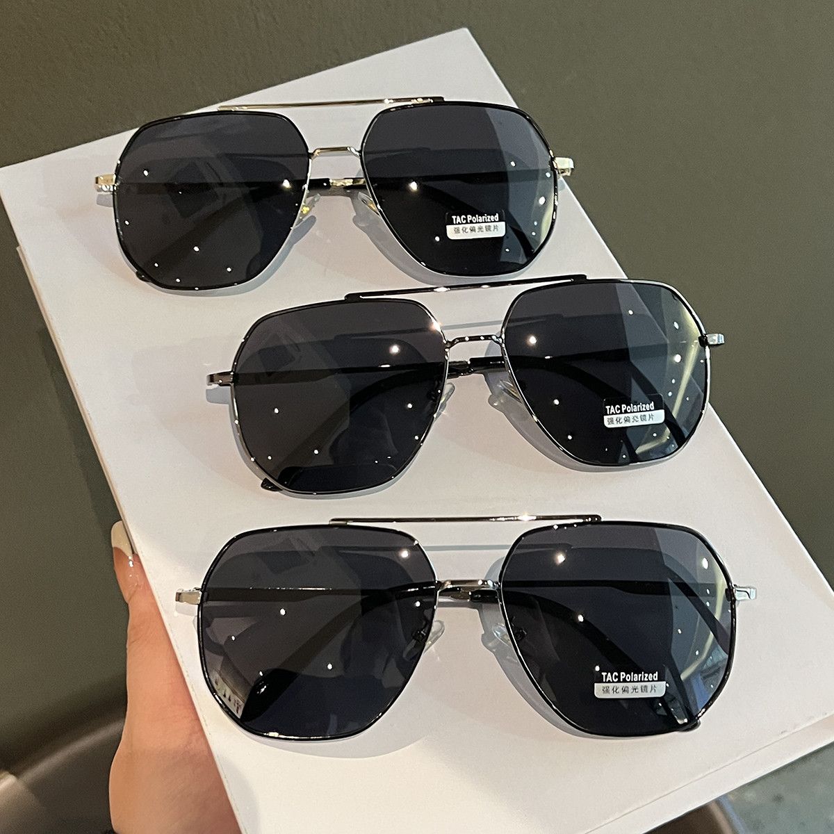 VIBE New Trend Street ins style custom avant-garde sunglasses Size ONE SIZE - 2 Thumbnail