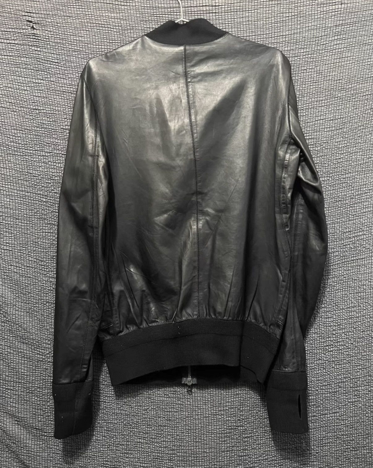 Isaac Sellam Experience ISAAC SELLAM French Leather King Bomber Keel Leather Jacket Size US S / EU 44-46 / 1 - 2 Thumbnail