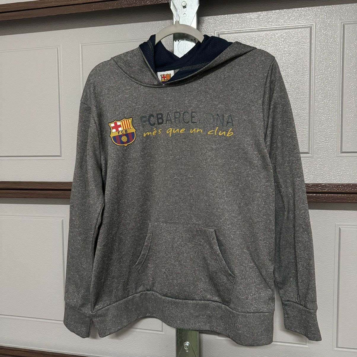 Vintage vintage y2k Barcelona Fc FCB Soccer Hoodie S Size US S / EU 44-46 / 1 - 2 Thumbnail
