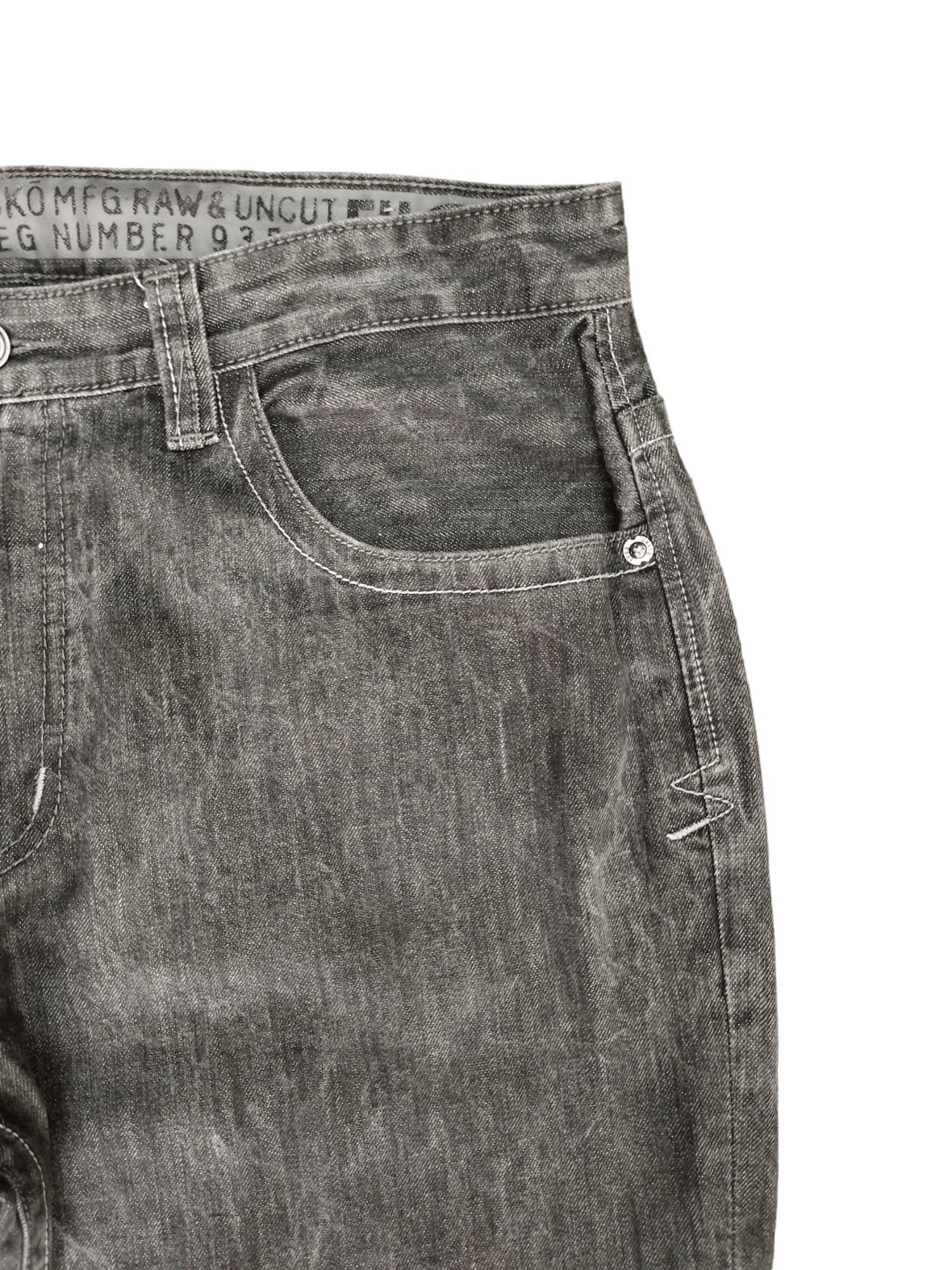 Ecko Unltd. Baggy Jeans Ecko Unltd Raw & Uncut Wide Leg Denim Y2k Jnco Size US 38 / EU 54 - 9 Thumbnail