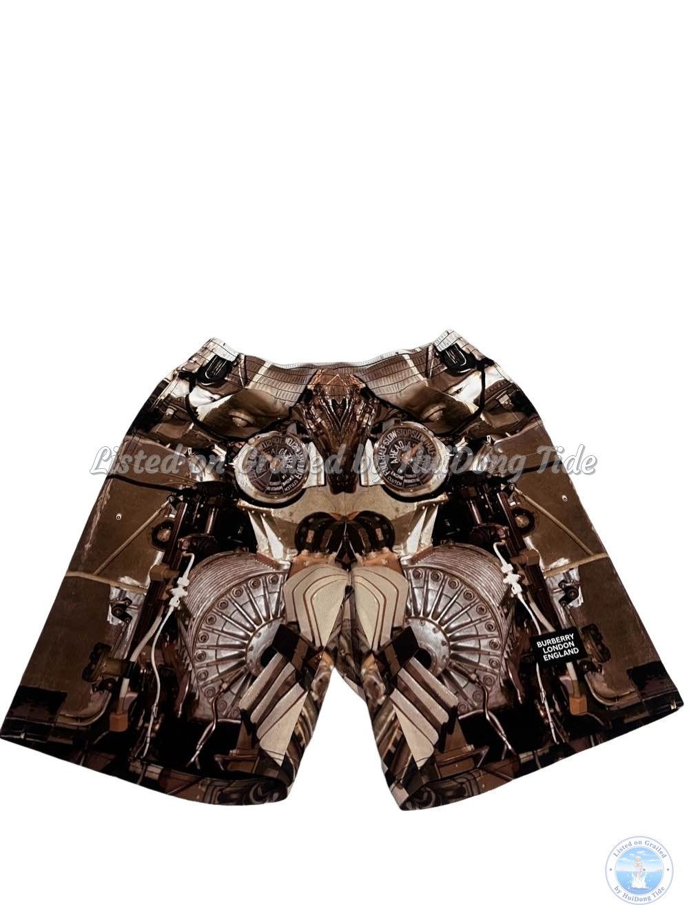 CB1EF93E-06CD-4690-A5CF-  Burberry Underwater Print Shorts Size M