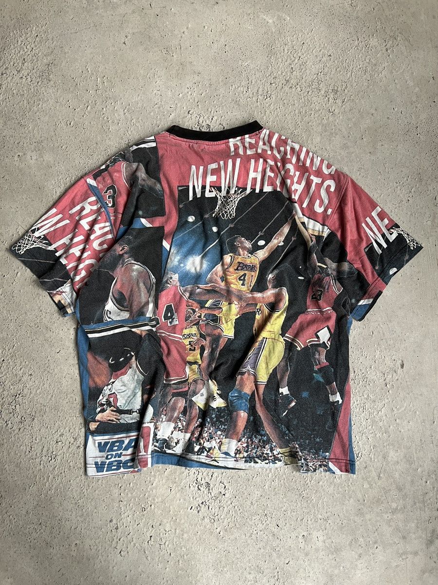 NBA Graphic NBA Draft verprint 90s T Shirt Y2K Streetwear Size US XL / EU 56 / 4 - 7 Thumbnail