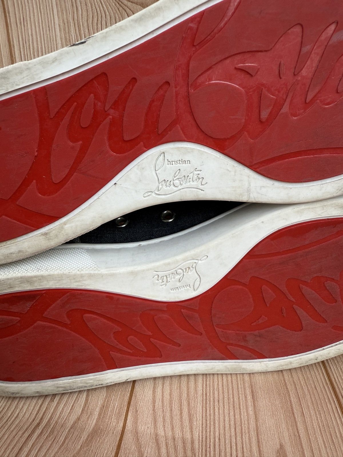 Christian Louboutin Orlato denim trainers Size US 7 / EU 40 - 19 Thumbnail