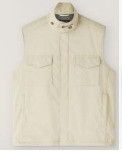 image of Loro Piana O1W1Db10224 Vest In Sand Shell, Men's (Size Medium)