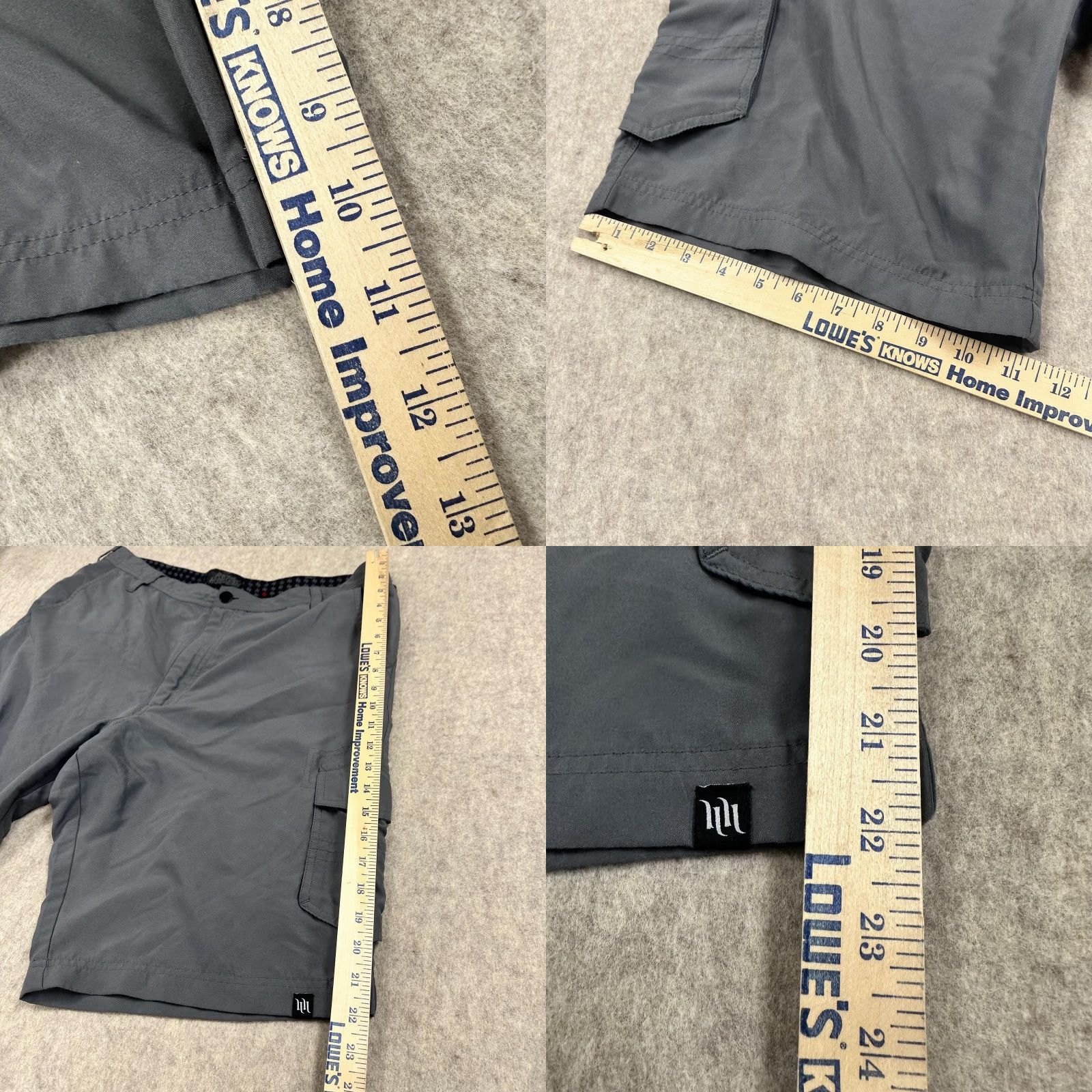 Vintage Hart and Huntington Gray Shorts Mens 36 Polyester Cargo Utility Pockets Skate Urban 36 Mens Gray Shorts Hart and Huntington Cargo Shorts 36 Mens Gray Size US 36 / EU 52 - 8 Thumbnail