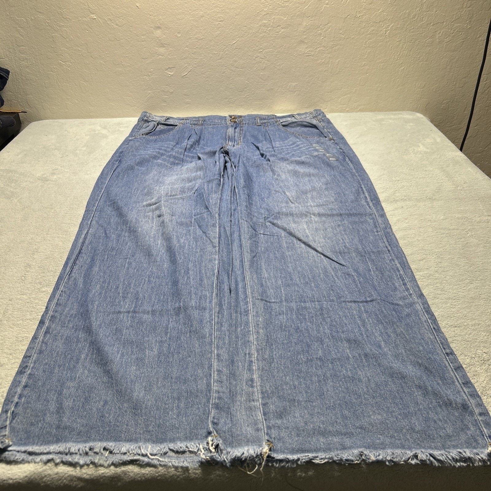 JNCO Deadstock Beyond Baggy Jeans Womens 20w - 45x33 Raw Hem Wide Size 42" / US 20 - 10 Thumbnail