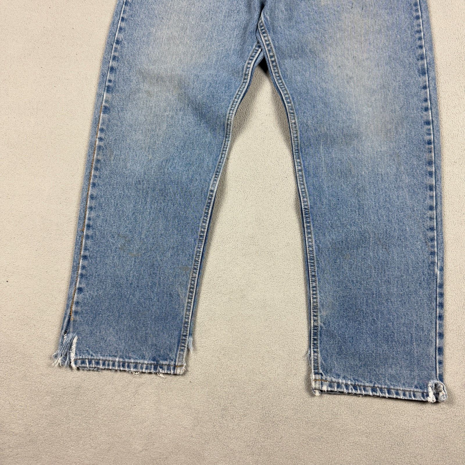 Polo Ralph Lauren Polo Ralph Lauren Distressed Jeans 36x30 Denim Raw Hem Y2K Size US 36 / EU 52 - 8 Thumbnail