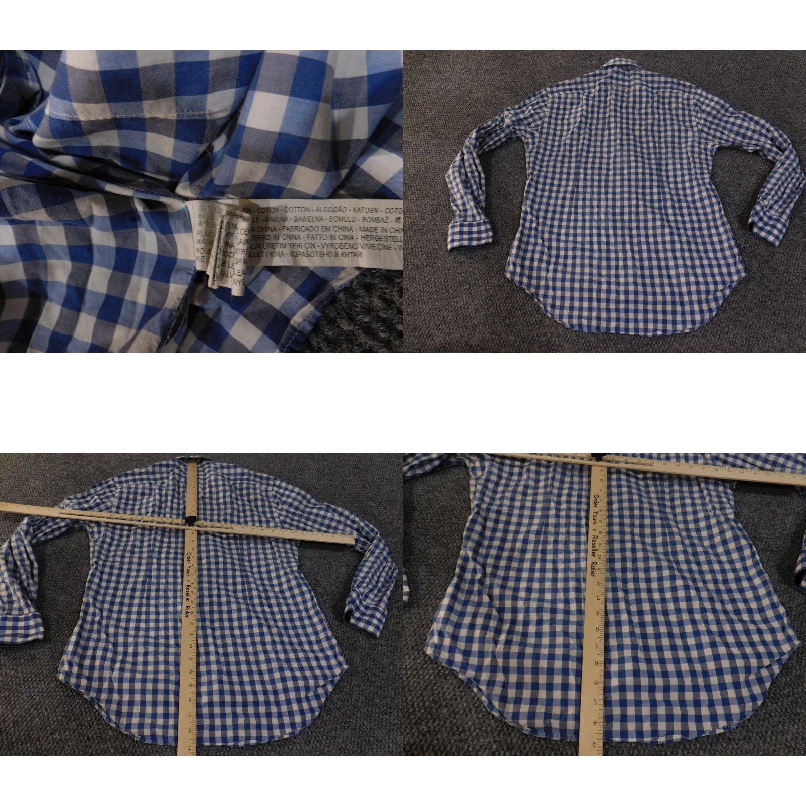 Zara Zara Shirt Mens Large Blue Plaid Button-Up Casual Button-Down Collar Classic Size US L / EU 52-54 / 3 - 9 Thumbnail